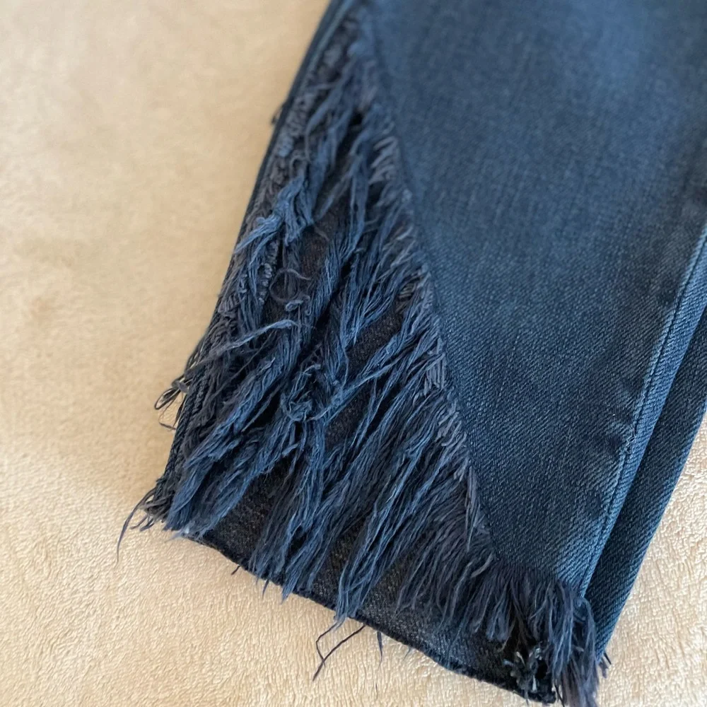 Blank NYC “The Bond” Fringe Leg Skinny Jeans - Size 28 - Picture 5 of 15